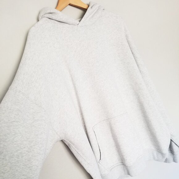Abercrombie & Fitch SOFT A&F Essential Popover Hoodie XXL Light Heather Gray $70 - Picture 15 of 16